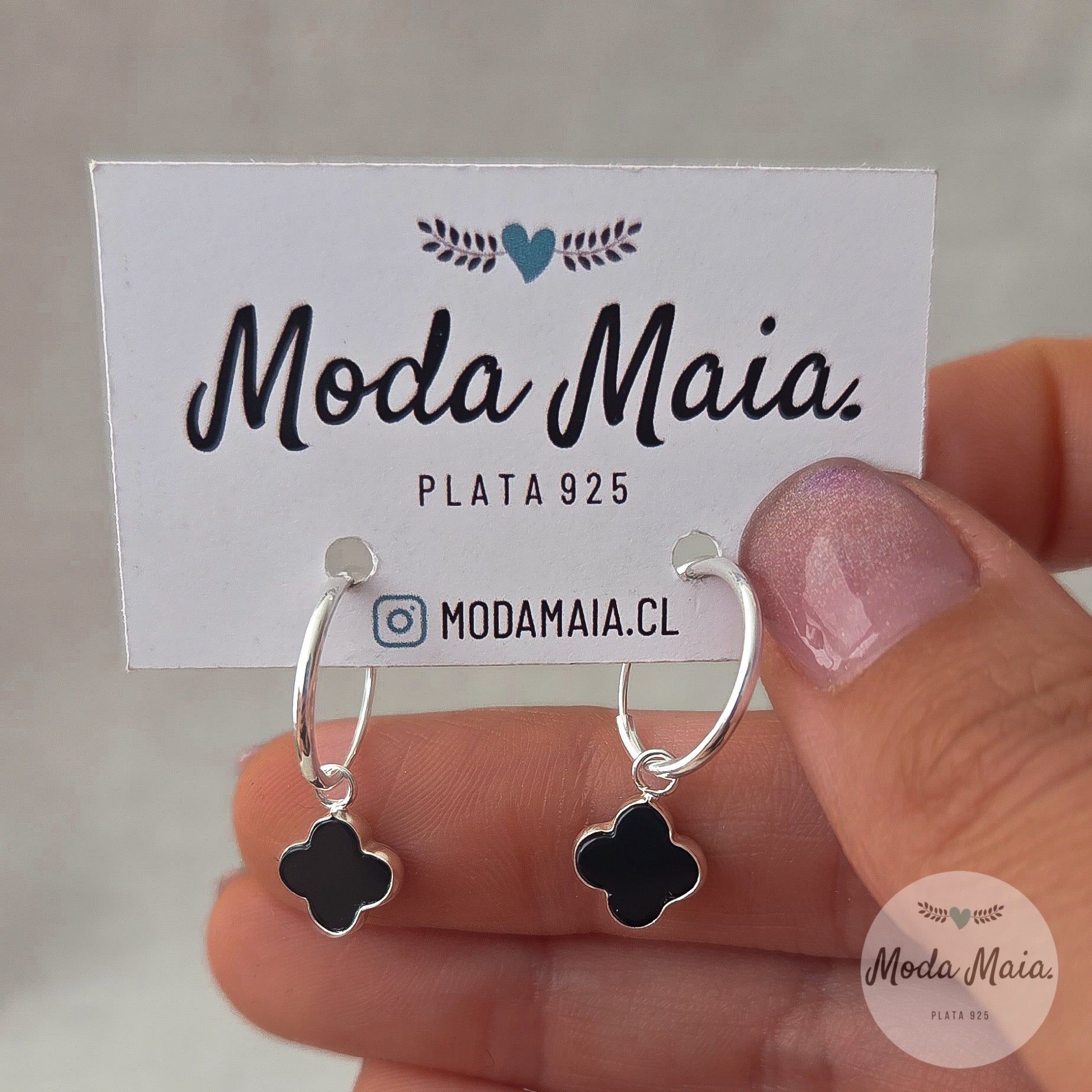 Aros Argollas Clover 14mm