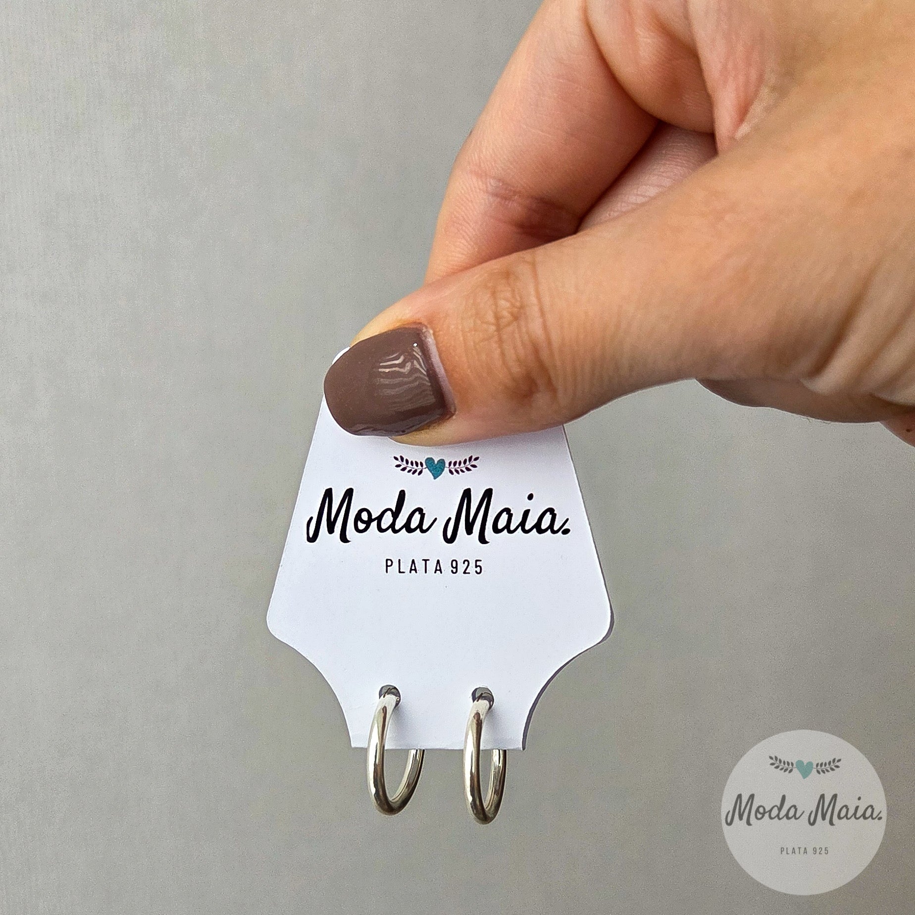 Aros Argollas lisas gruesas  15mm